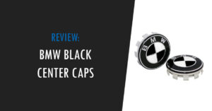 bmw black center caps