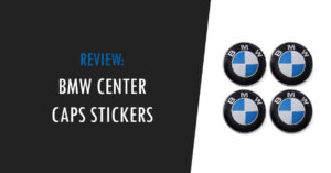 bmw center caps stickers