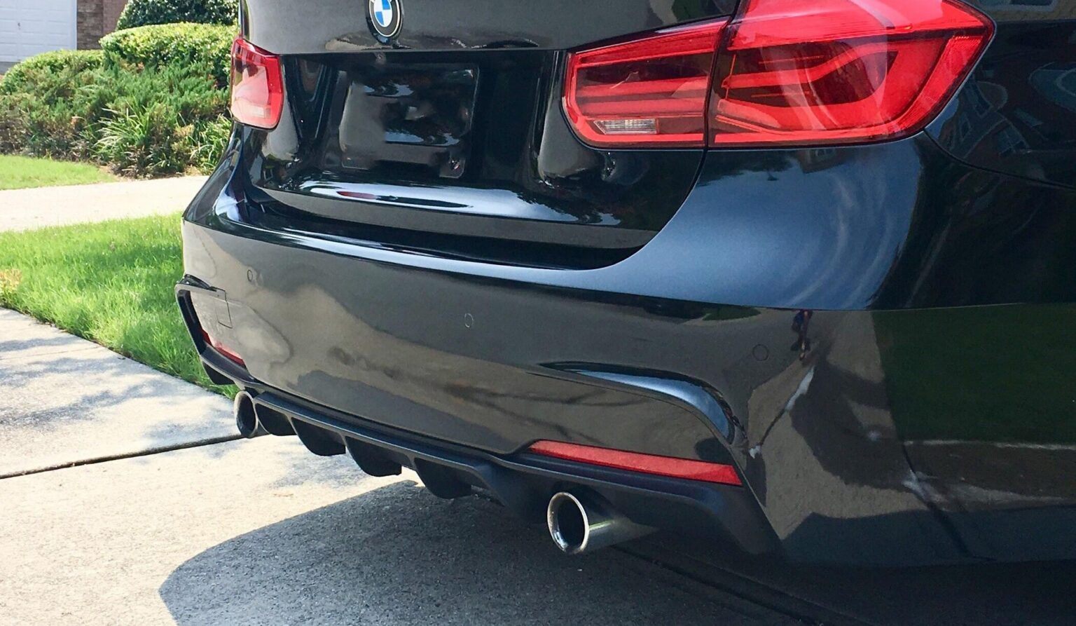 BMW F30 335i & 340i Rear Diffuser Carbon Fiber Diffusers Bimmerly