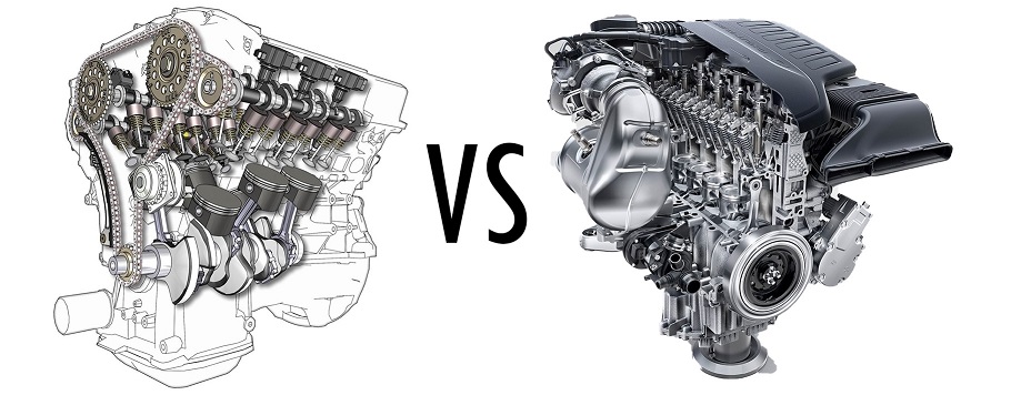 v6 engine compared to inline-6