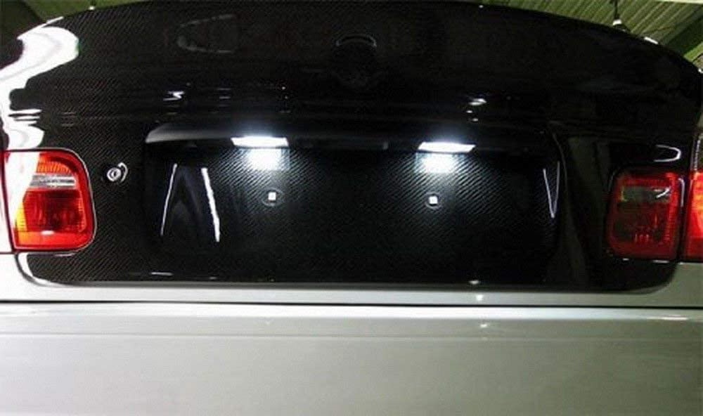 bmw e46 330i with led license plate lights