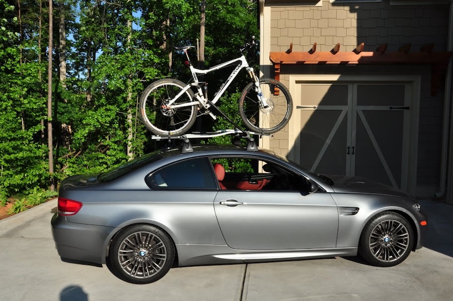 bmw e90 e92 m3 carrying bike