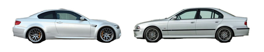 e92 m3 vs e39 m5 side by side