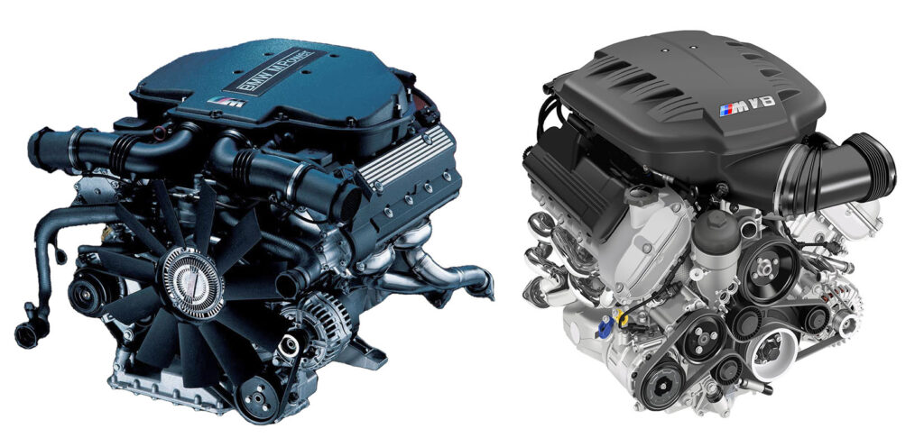 bmw s62 vs bmw s65 engines side by side