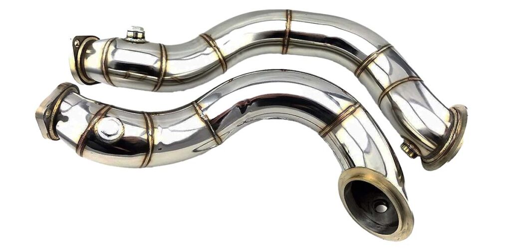 335i n54 catless downpipes