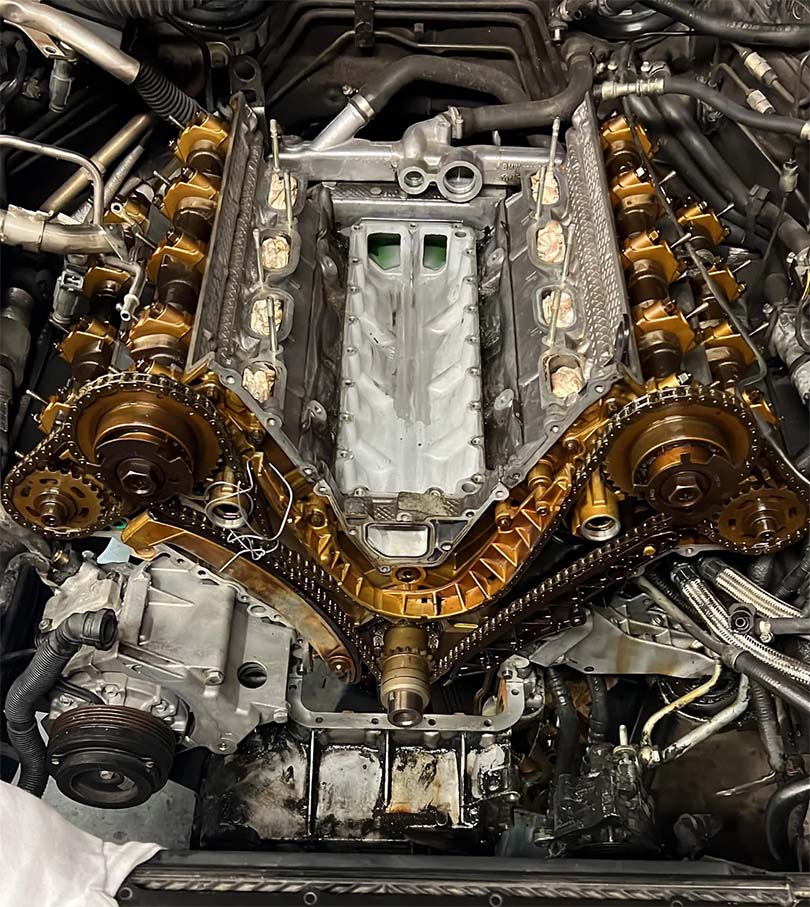 m62 timing chain guide replacement